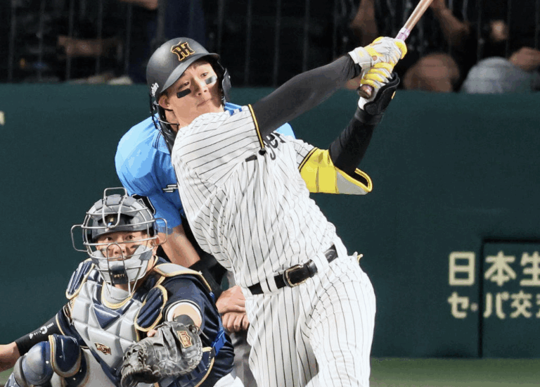 阪神・森下翔太、逆転3ランで関西ダービーの主役に！オリックス宮城から値千金の一撃